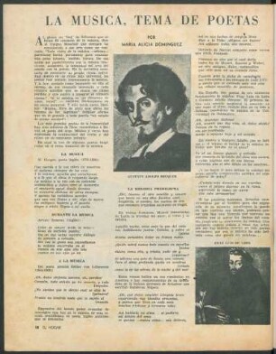 La música, tema de poetas