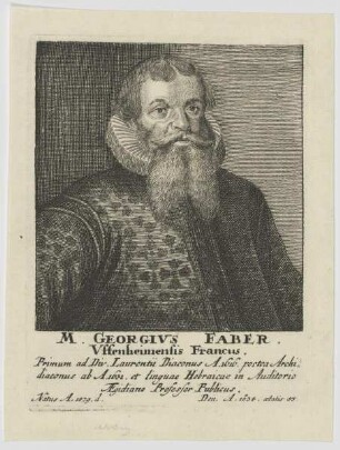 Bildnis des Georgivs Faber