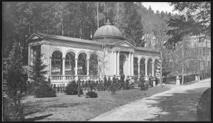 Marienbad. Waldquelle (1840, 1869) : Marienbad. Kolonnade der Waldquelle (1840, 1869; F. Zickler)