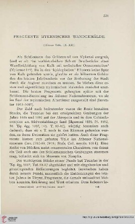 36: Fragmente mykenischer Wandgemälde