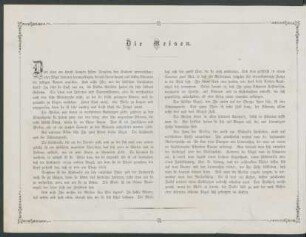 Text: Die Meisen.
