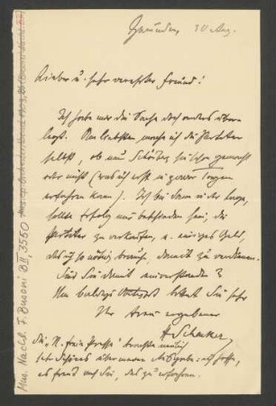 Brief an Ferruccio Busoni : 30.08.1903
