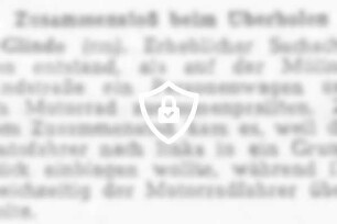 Zusammenstoß beim Überholen