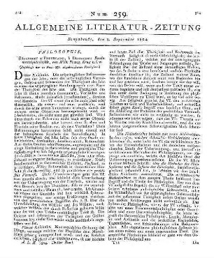 Krug, W. T.: Fundamentalphilosophie u.s.w. (Beschluß der in Num. 258 abgebrochenen Recension.)
