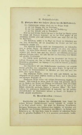 II. Geschäftsbriefe