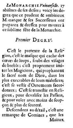 Premier Degré.