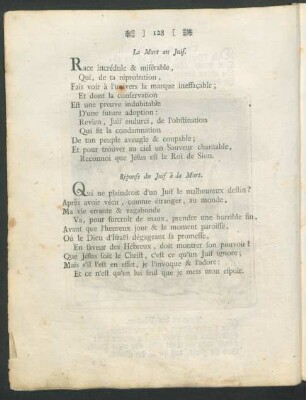 La Mort au Juif = Der Tod zum Juden