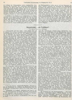 91-98 Dostojewskij - ein Verführer?