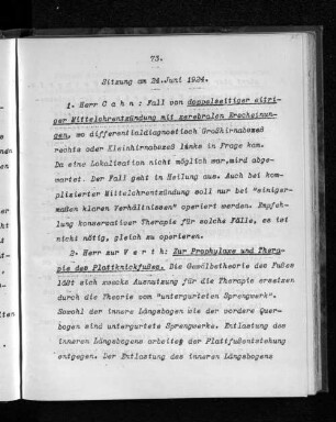 Sitzung am 24. Juni 1924.