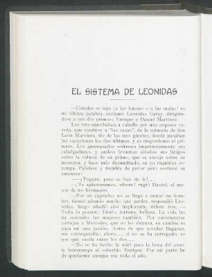 El sistema de Leónidas