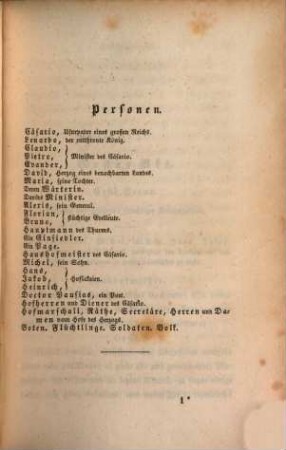 Robert Prutz' dramatische Werke, 1. Nach Leiden Lust