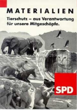 Sonderdruck der SPD zum Thema Tierschutz