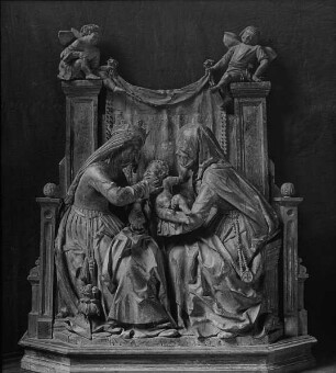 Berlin, Heilige Anna Selbdritt ?, schwäbisch ?. Ursprünglich Berlin, Kaiser-Friedrich-Museum; heutiger Verbleib unbekannt