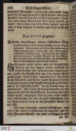Das XVIII. Capitul