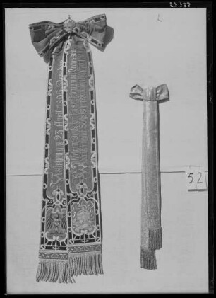Fahnenbänder vom 2. Grenadier-Regiments Nr. 101