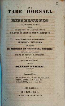 De tabe dorsali