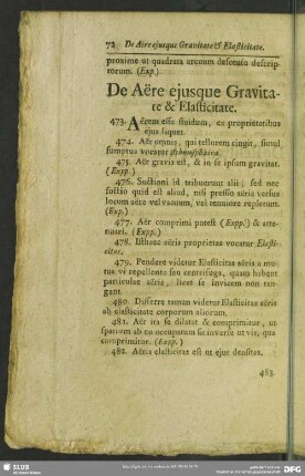 De Aëre ejusque Gravitate & Elasticitate