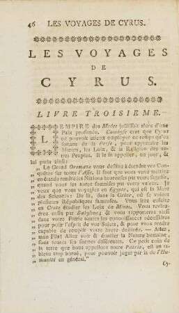 Livre Troisieme.