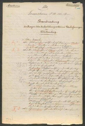 Konferenzaufsatz Lomersheim OA Maulbronn