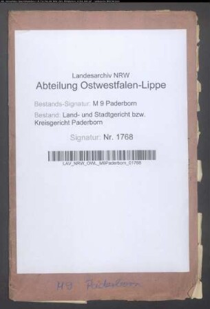 Erblasser: Schumacher, Antoinette, geb. Krahne: