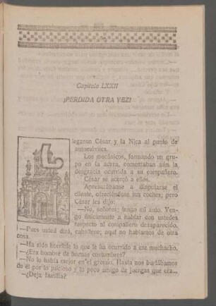 Capítulo LXXII - ¡Pérdida otra vez!