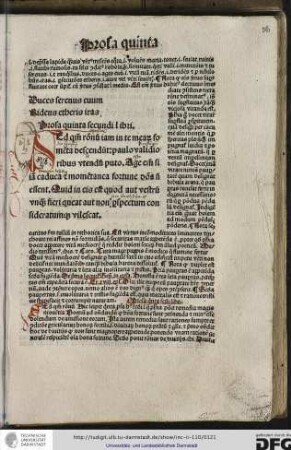 Prosa quinta secundi libri