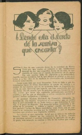 ¿Dónde está el secreto de la sonrisa que encanta?