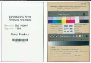 Entnazifizierung Friedrich Remy , geb. 02.06.1907 (Arzt)