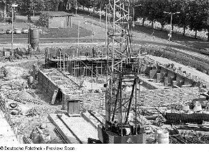 Opernhaus. Rohbau der Probebühne
