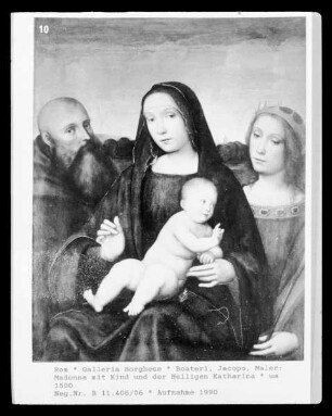 Madonna mit Kind und der Heiligen Katharina