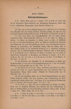 Fünfter Abschnitt. Schlußbestimmungen.