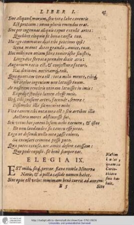 Elegia IX.