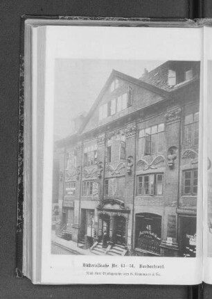 Düsternstraße Nr. 43-51. Vorderfront.