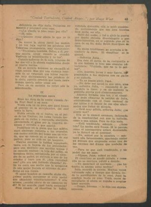 IX - La misteriosa novia
