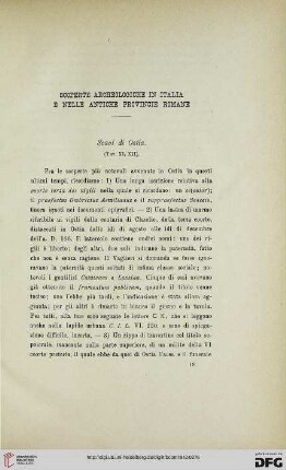 40: Scoperte archeologiche in Italia e nelle antiche provincie romane, [21] : Scavi di Ostia