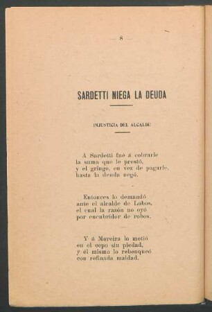 Sardetti niega la deuda : Injusticia del alcalde