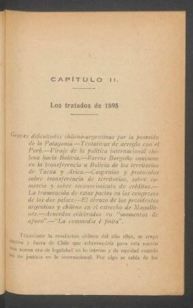 Capítulo II. - Los tratados de 1895.