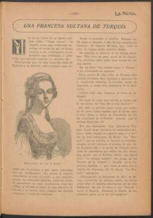 Una francesa sultana de Turquía