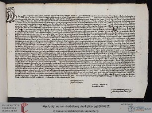 Executorialien 1538