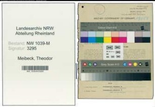 Entnazifizierung Theodor Meibeck , geb. 01.09.1922 (Angestellter)