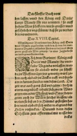 Das XVIII. Capitel.