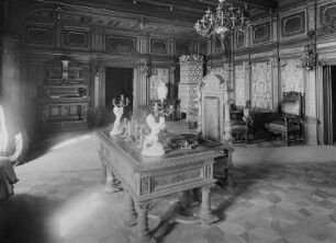 Landshut, Burg Trausnitz : Landshut. Burg Trausnitz. Innenraum, 2. Geschoss nach 1868 für König Ludwig II. augsgebaut