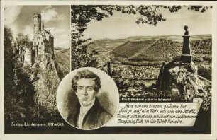 Hauff-Denkmal - Aus einem tiefen grünen Tal [...]