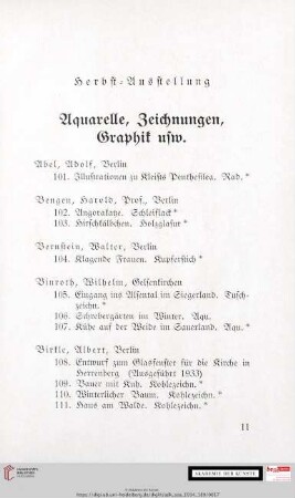 Herbst-Ausstellung