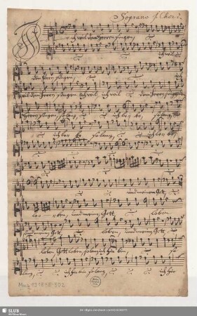 Soprano 1. Chor 1.