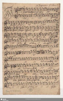 Soprano 1. Chor 1.