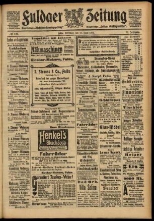 Zweite Ausgabe vom Mittwoch, den 15. Juni 1904.