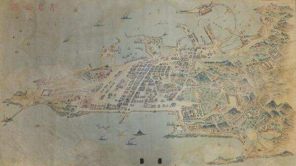 Malerei, Stadtansicht von Qingdao