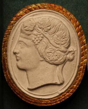 Kopf des Bacchus (Dionysos) (Daktyliothek, Supplement)