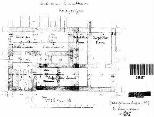 Heidenheim: Empfangsgebäude Wohnung Grundriß Kellergeschoß